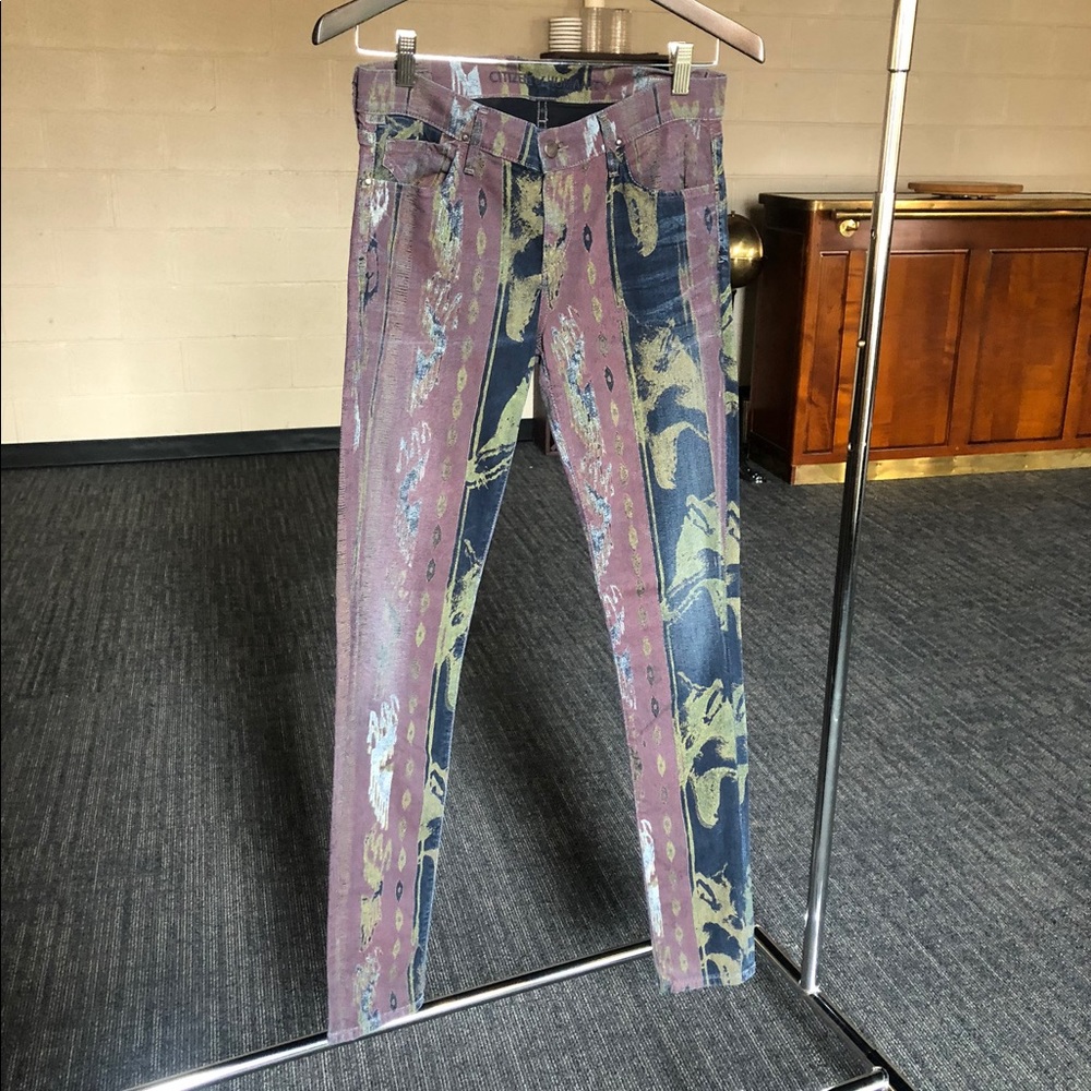 Patterned Jeans